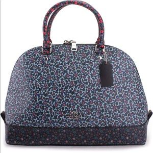 Coach Sierra Ranch Floral Crossgrain Satchel Bag
